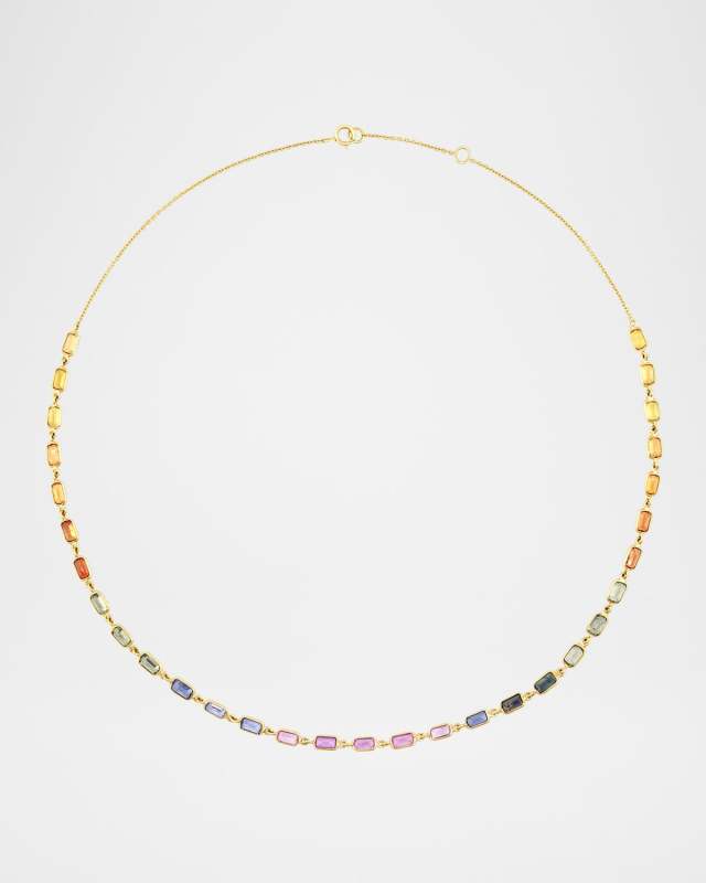 Chakra Rainbow Tennis Necklace